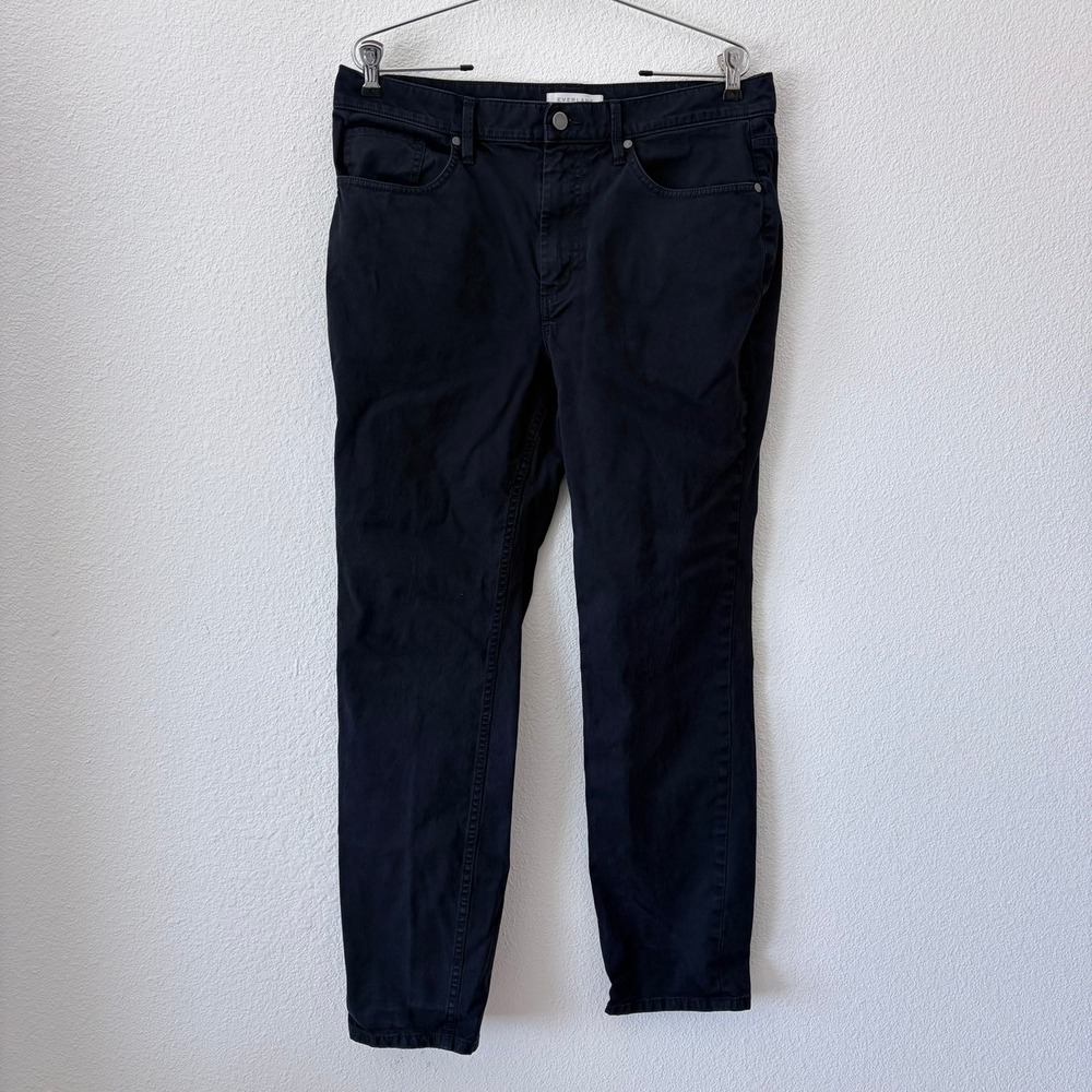 Everlane‎ Mens Slim Fit 5-Pocket Performance Chino Pants Dark Blue 33x30